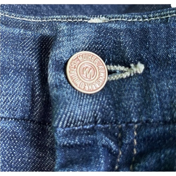 MOTHER High Waisted Looker Skinny Clean Sweep Dark Wash Jeans Size 27 - Picture 11 of 15
